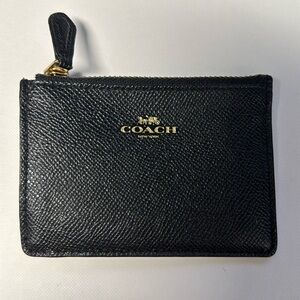 Coach Black coin key pouch